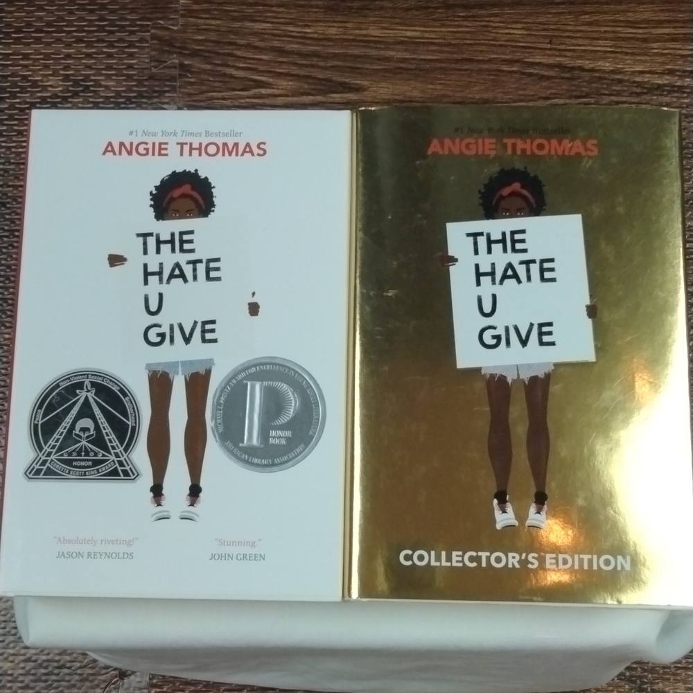 The Hate You Give Hardcover Book Set of 2 Reg & Collector's Edition Angi…